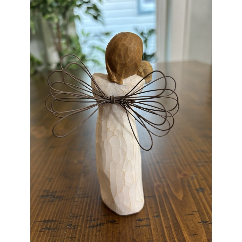 Willow Tree - #26011 Angel of Friendship - New In Box - Angel with Dog - Picture 9 of 16